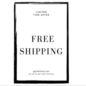 FREE SHIPPING ON BUNDLES — 2 or more items!